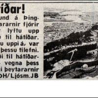Þjóðhátíð á Þingvöllum 1974